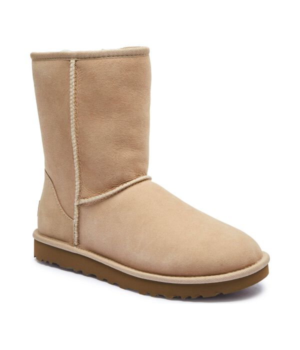 Ботинки кожаные UGG W Classic Short II, бежевый