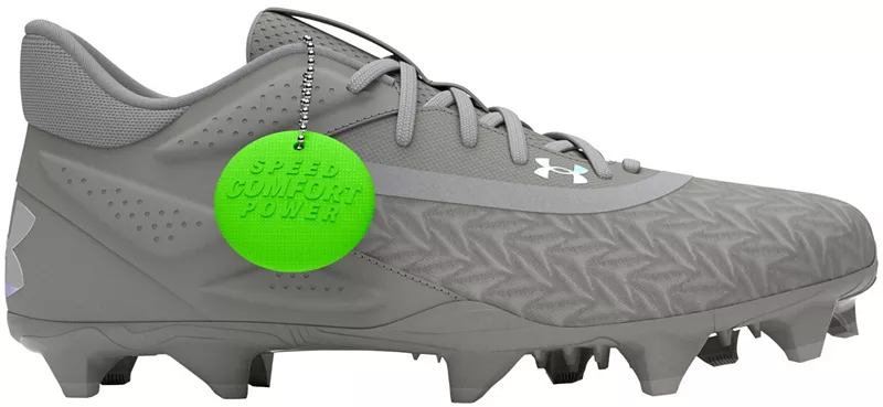 

Мужские бейсбольные бутсы Under Armour Yard MT 3.0 из ТПУ, серый/белый