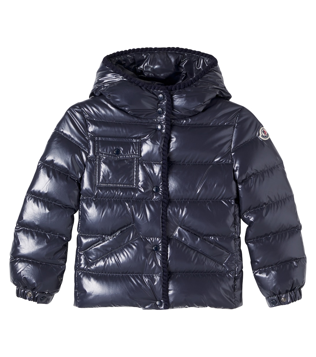 

Пуховик Glareins Moncler Enfant, темно-синий