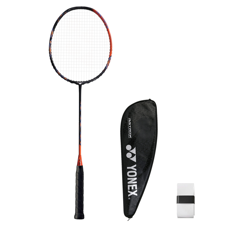 

YONEX Тианфу AX77 PRO бадминтонная ракетка атакующего типа с утяжеленной головкой, жесткое древко, профессиональная, 674 мм, темно-оранжевая