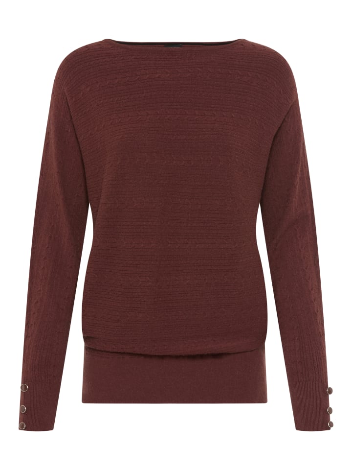 

Свитер летучая мышь красновато-коричневого цвета Laura Scott