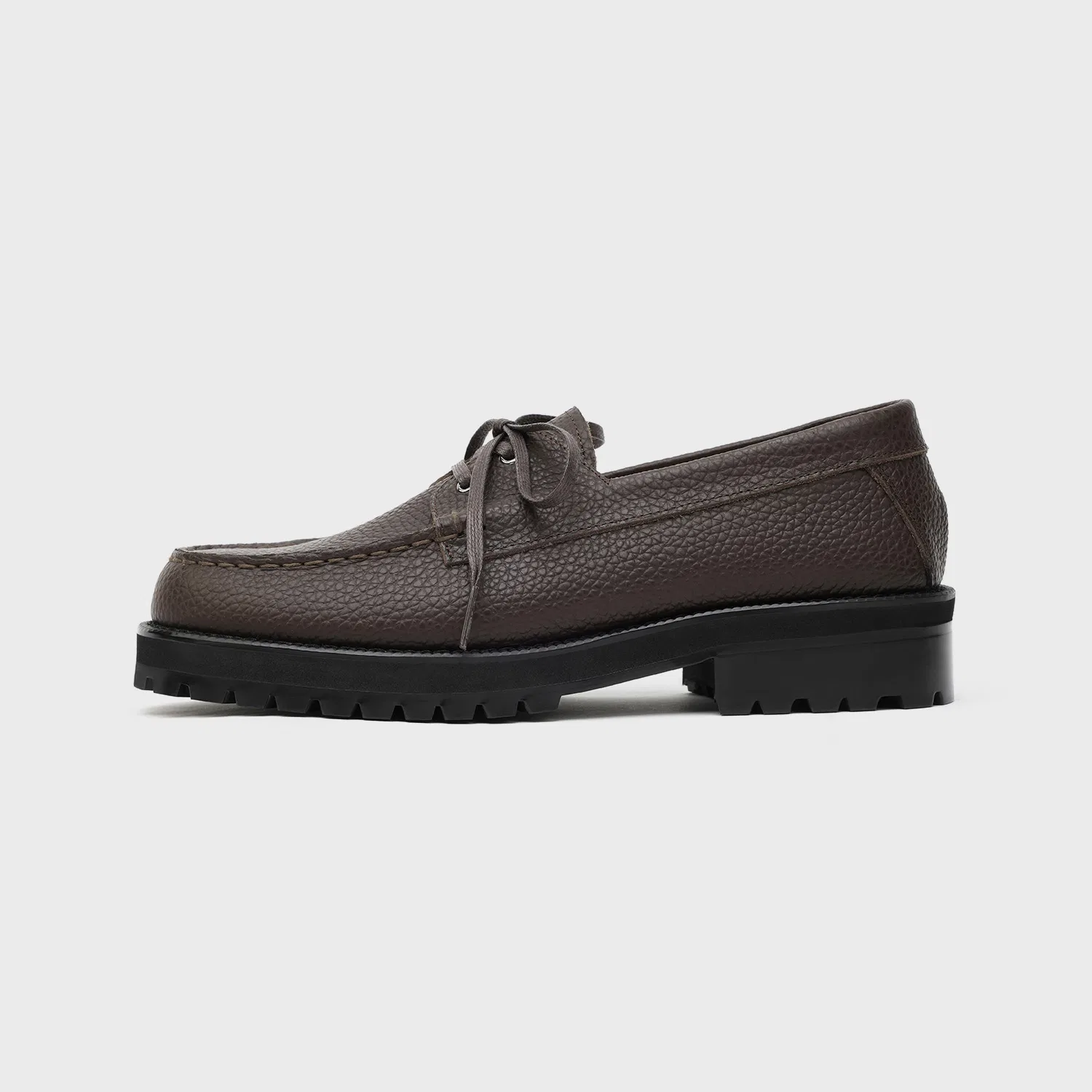 Мужские коричневые топсайдеры Firenze.A Standard Casual Sole, с тиснением — фото 3