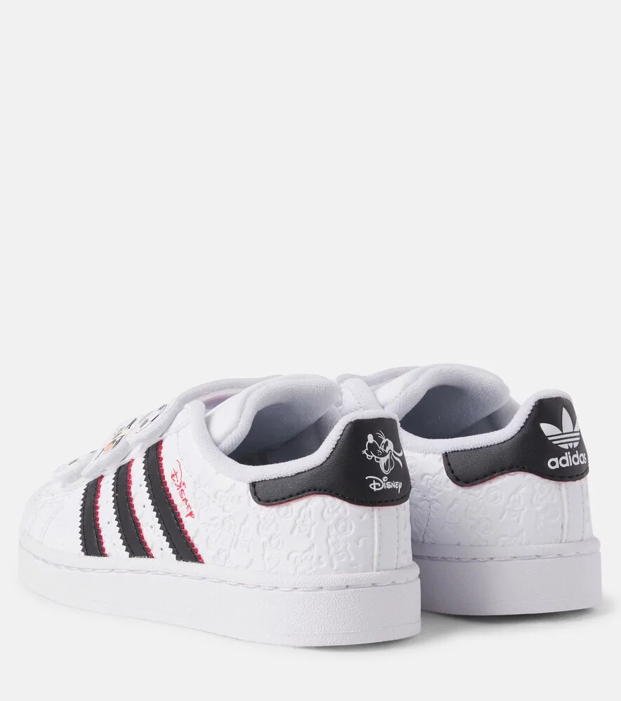 Кроссовки x Disney Superstar Adidas Originals Kids, белый — фото 2