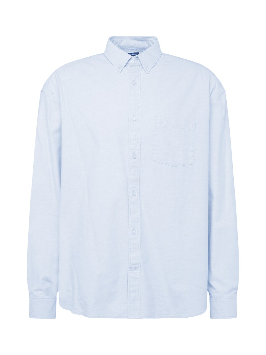 

Повседневная рубашка GAP Regular fit Button Up Shirt, светло-синий