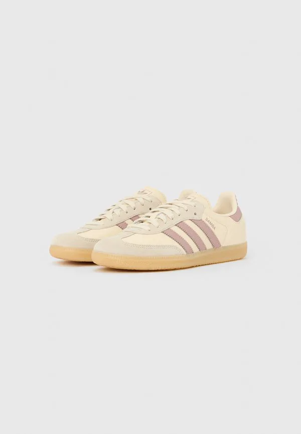 Кроссовки унисекс samba og Adidas Originals, White/Magic Mauve/Gum — фото 2