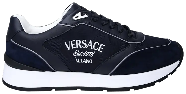 

Кроссовки Versace Milano Runner 'Blue Navy', синий