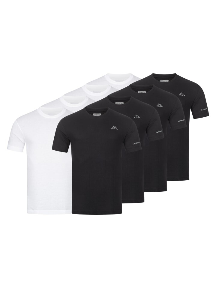 

Футболка Kappa, цвет 4xweiß/4xschwarz