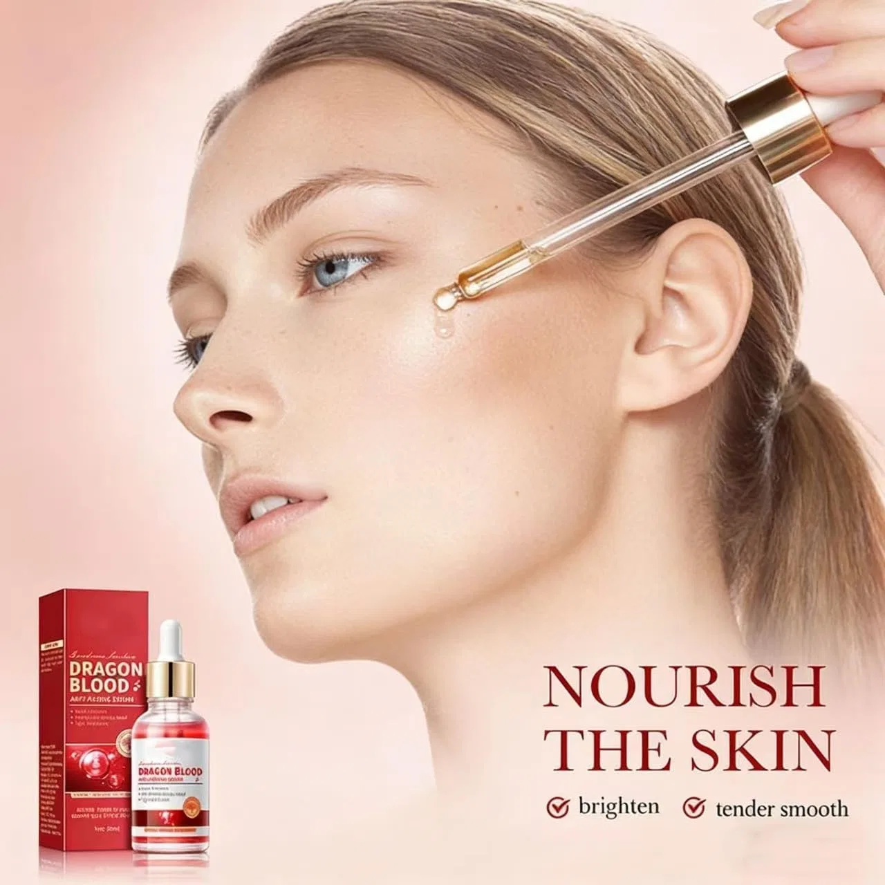 Набор Essence — Сыворотка с ретинолом и плацентой Dragon Blood Anti Wrinkle Serum Set, 3 предмета, 50 г + 30 мл + 30 г — фото 2