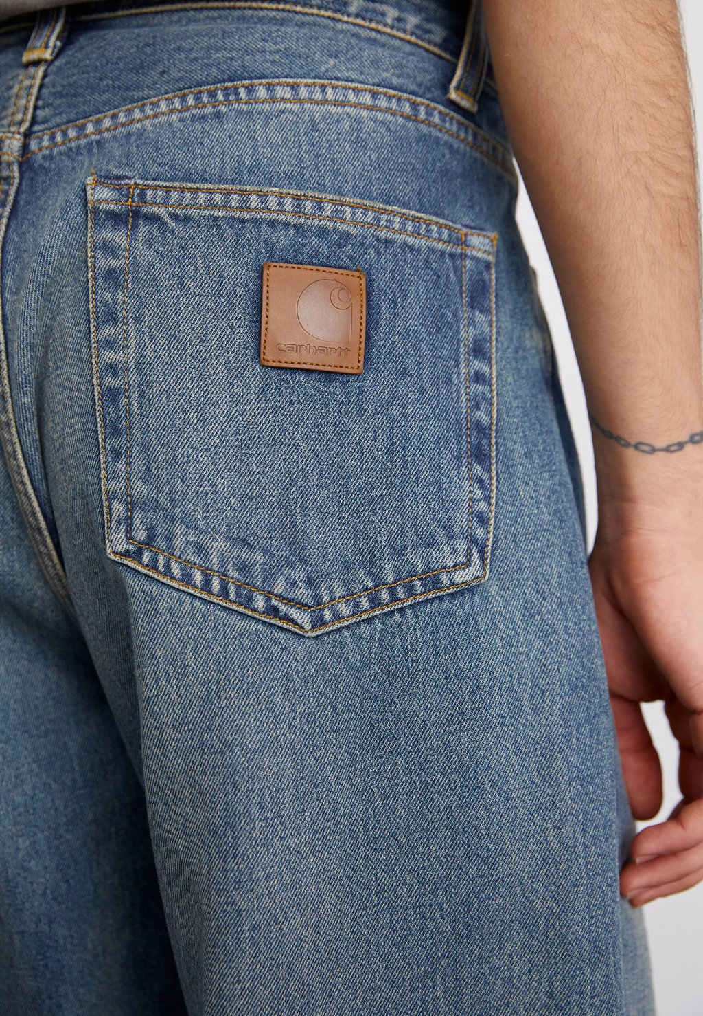 

Джинсы свободного кроя LANDON PANT Carhartt WIP, светло-голубой деним