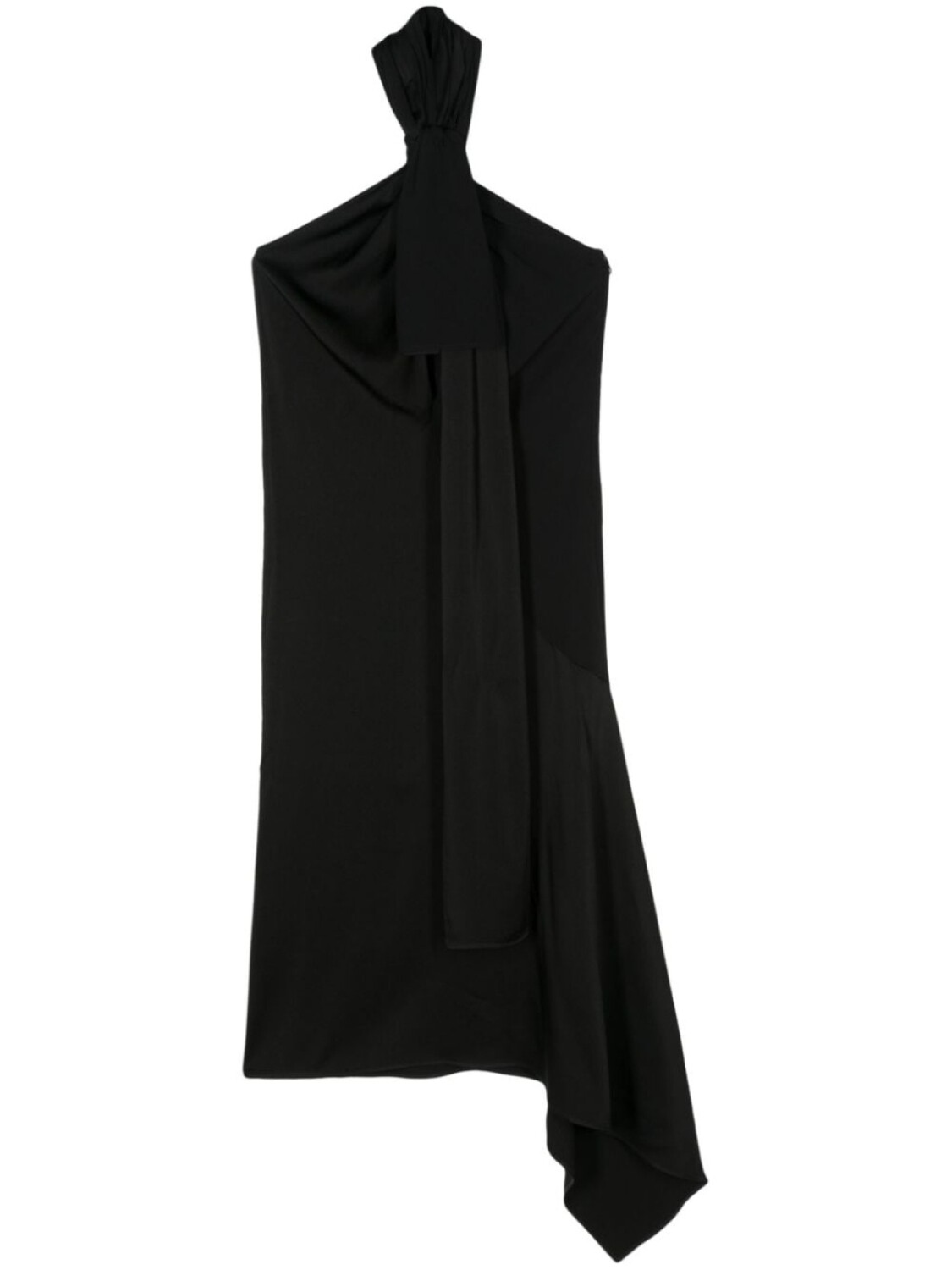 

Givenchy платье миди асимметричного кроя, черный