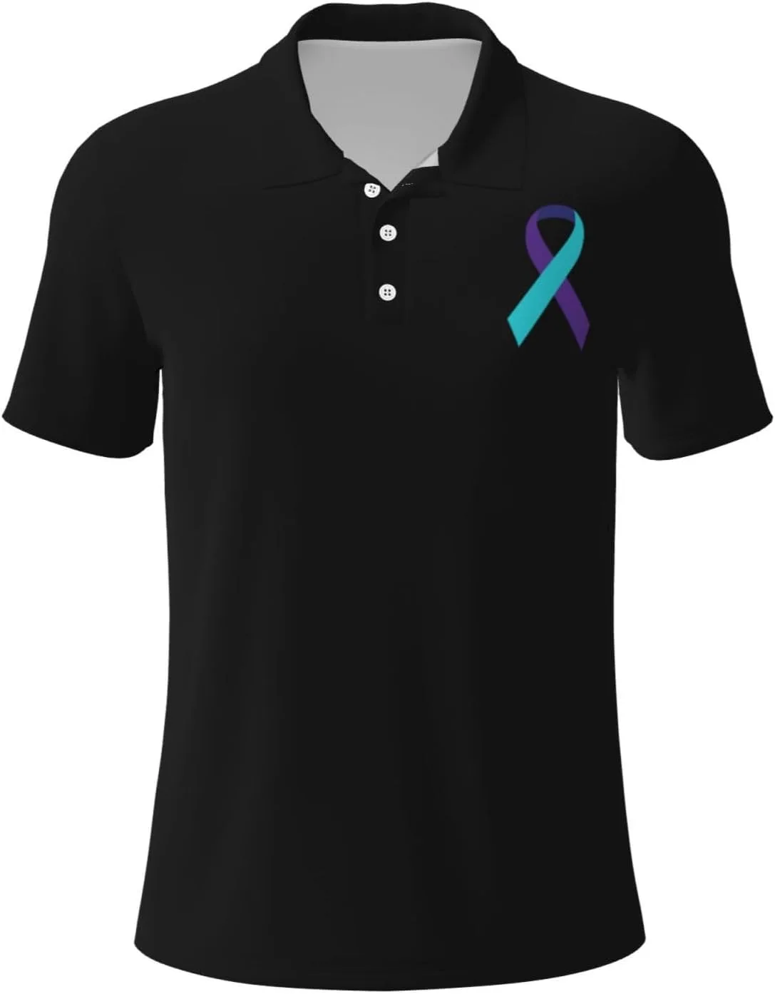 

Футболка-поло для мужчин Suicide Prevention Awareness Ribbon, быстросохнущая NUSDB