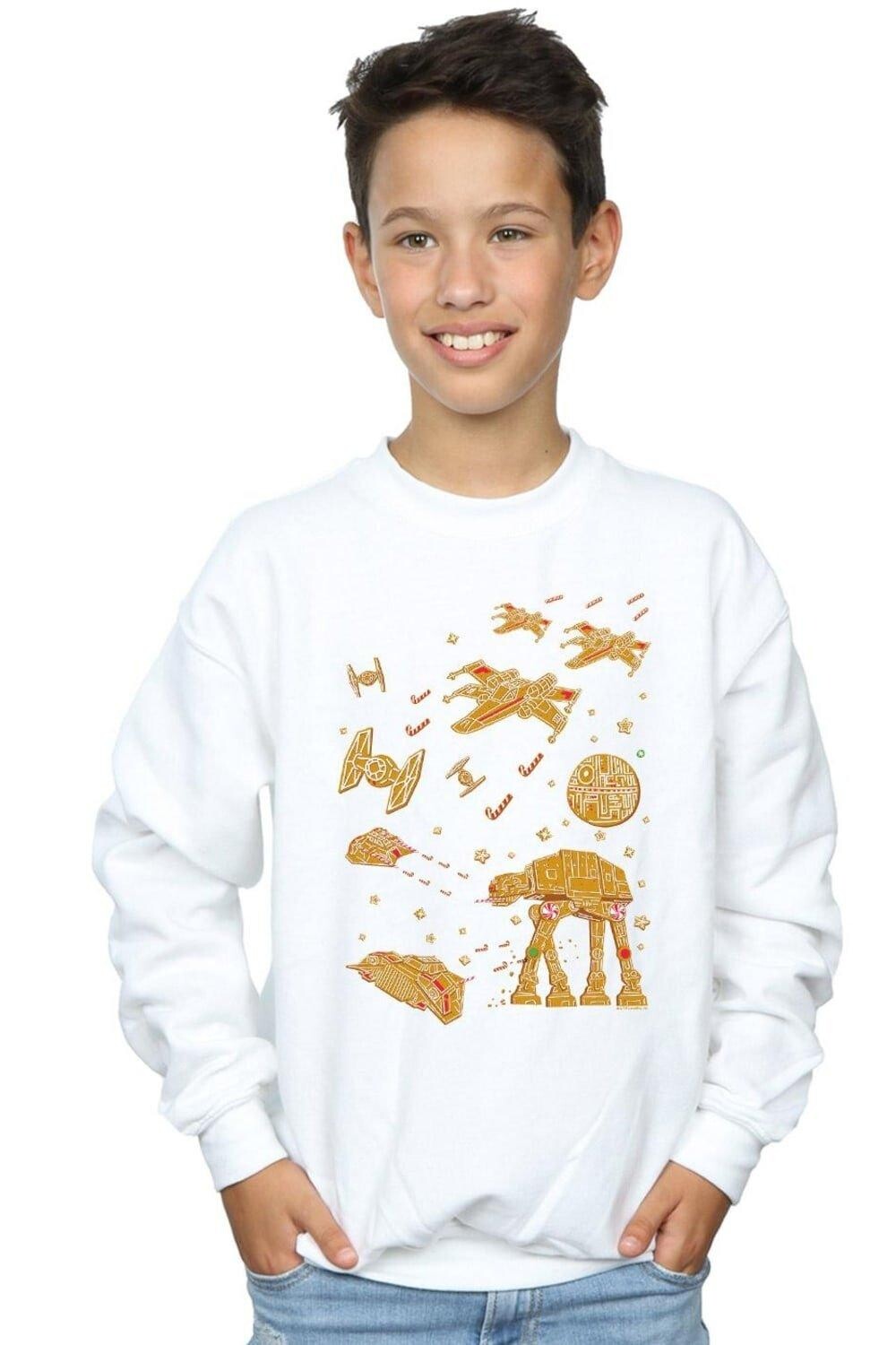 

Толстовка «Пряничный боевой» Star Wars, белый