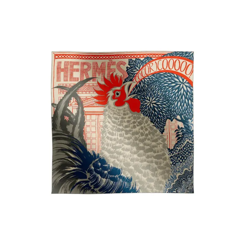 

HERMES Вязаный шарф унисекс разноцветный, Multicolor