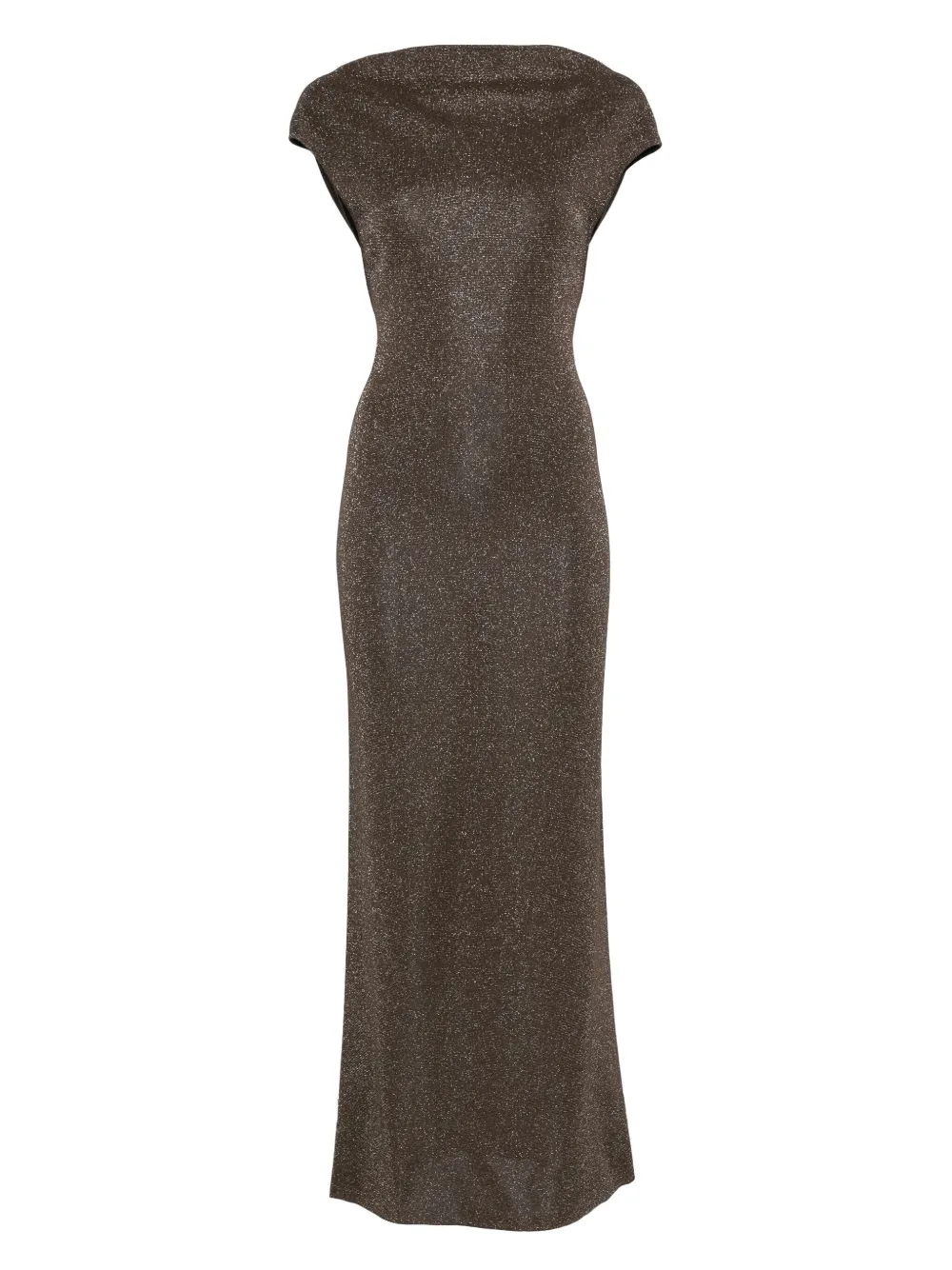 

Платье с люрексом MAX MARA, коричневый