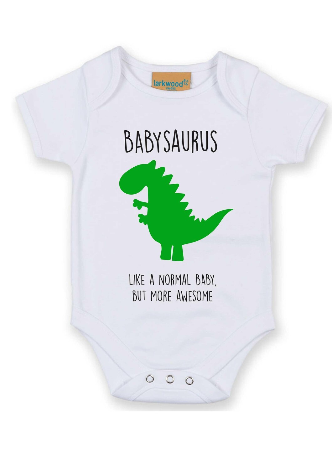 

Babysaurus Динозавр Baby Grow 60 SECOND MAKEOVER, белый