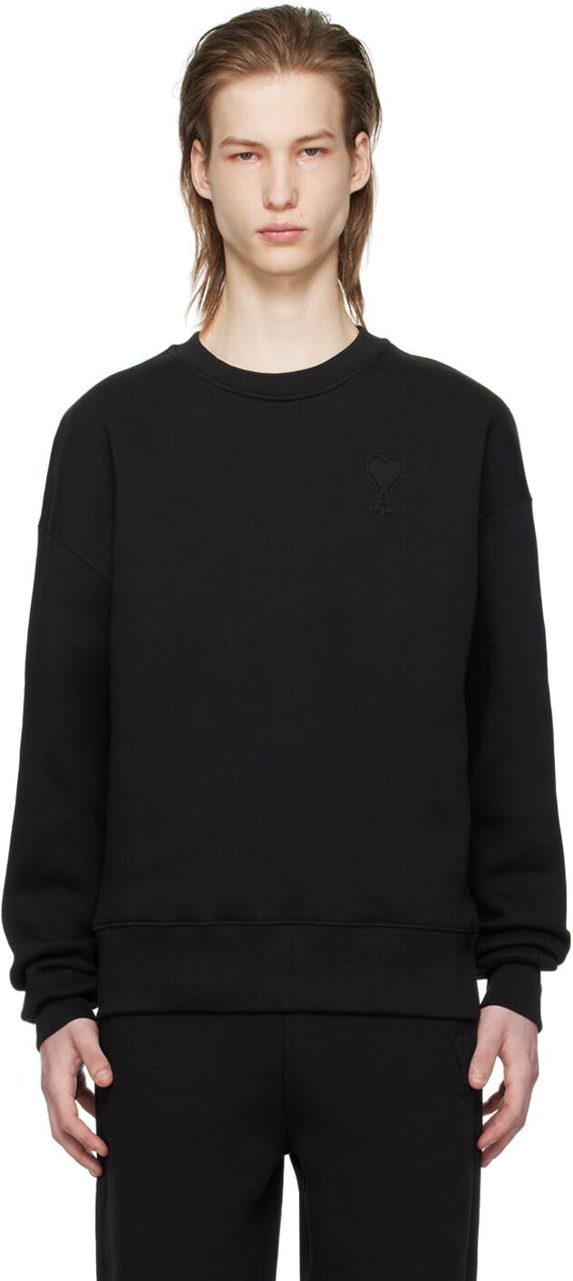 

Черный свитшот Ami de Cœur Ami Paris, цвет Black