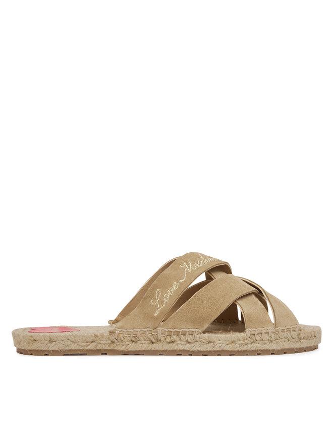 Мюли JA28362G0MIG0104 Love Moschino, бежевый