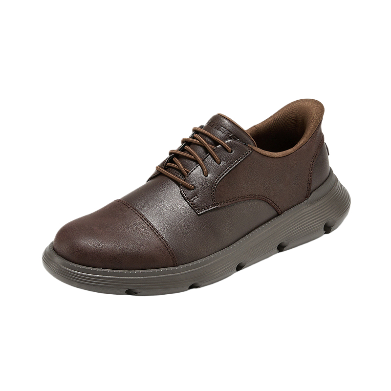 Дышащие повседневные кроссовки Garza для мужчин Skechers, Chocolate — фото 3