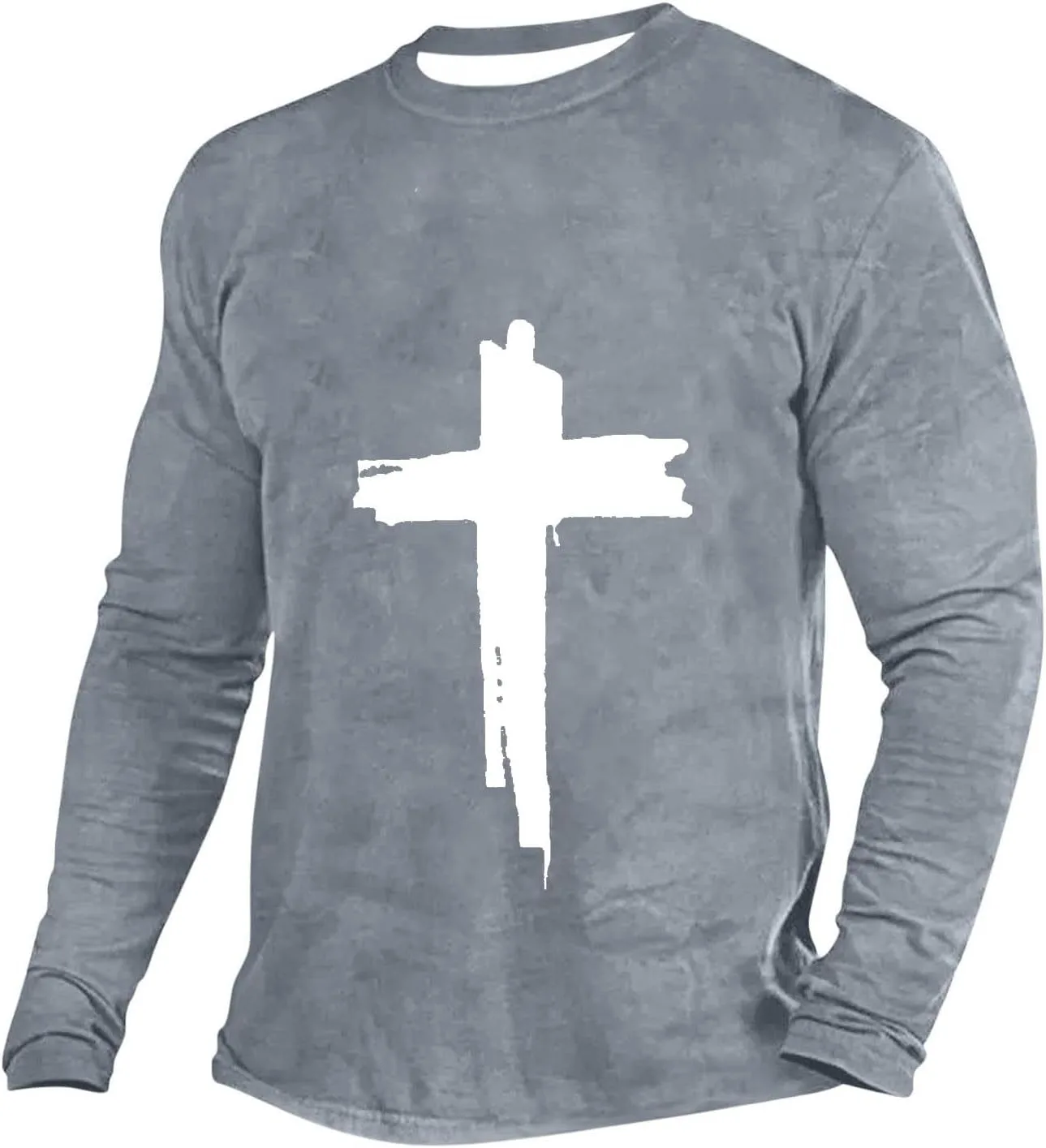 

Футболка мужская Jesus Cross Faith с длинным рукавом