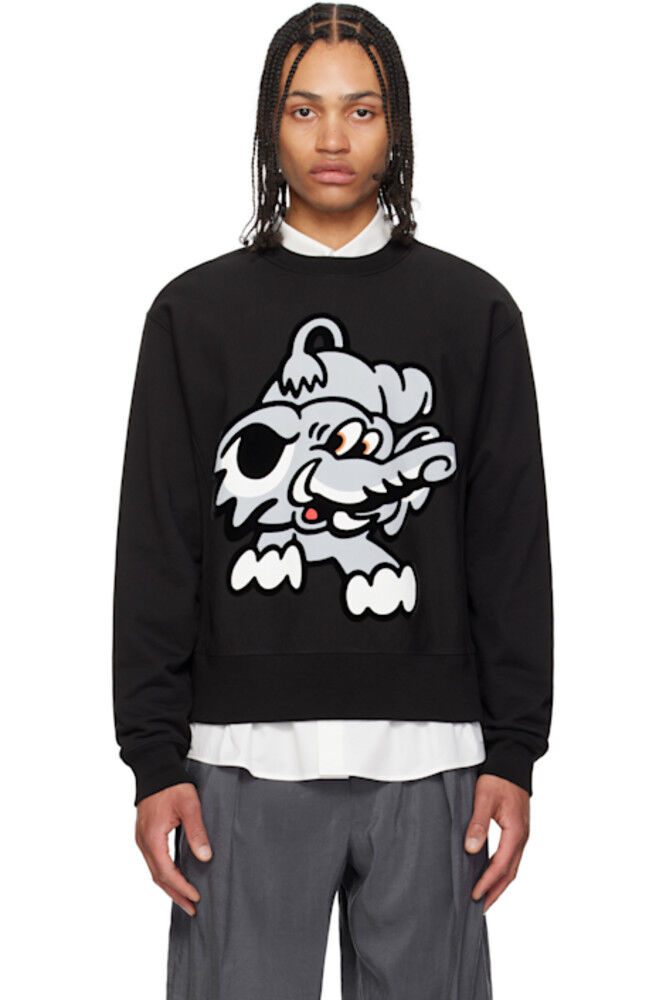

Черная хлопковая толстовка Kenzo Paris VERDY Edition