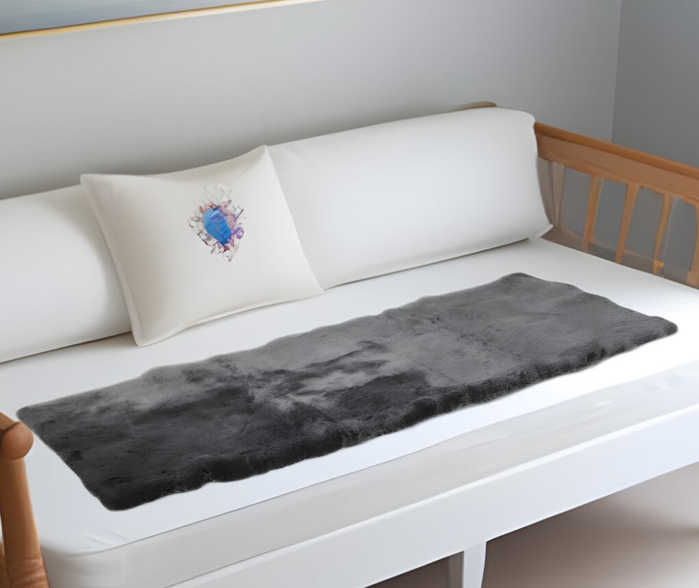 

Угольное одеяло из овчины полотняного переплетения размером 60 x 30 дюймов Homezia, цвет Multicolored