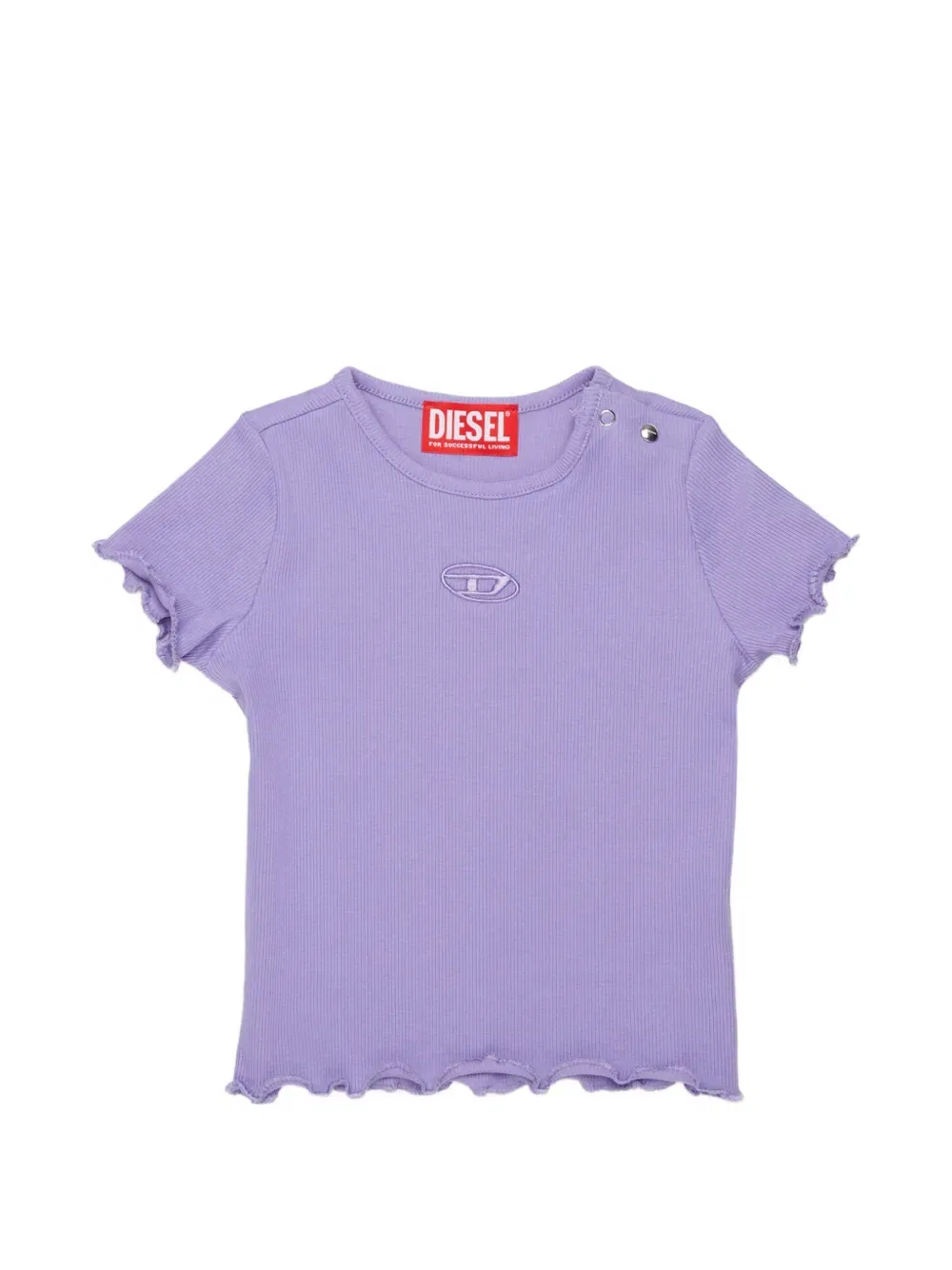 Футболка Taspyb с оборками Diesel Kids, фиолетовый
