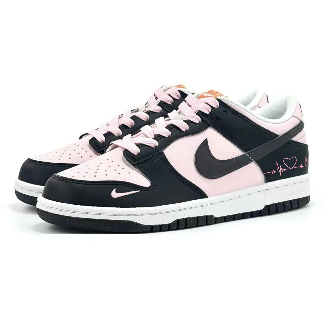 Кроссовки для скейтбординга Nike Dunk детские розовые — фото 4