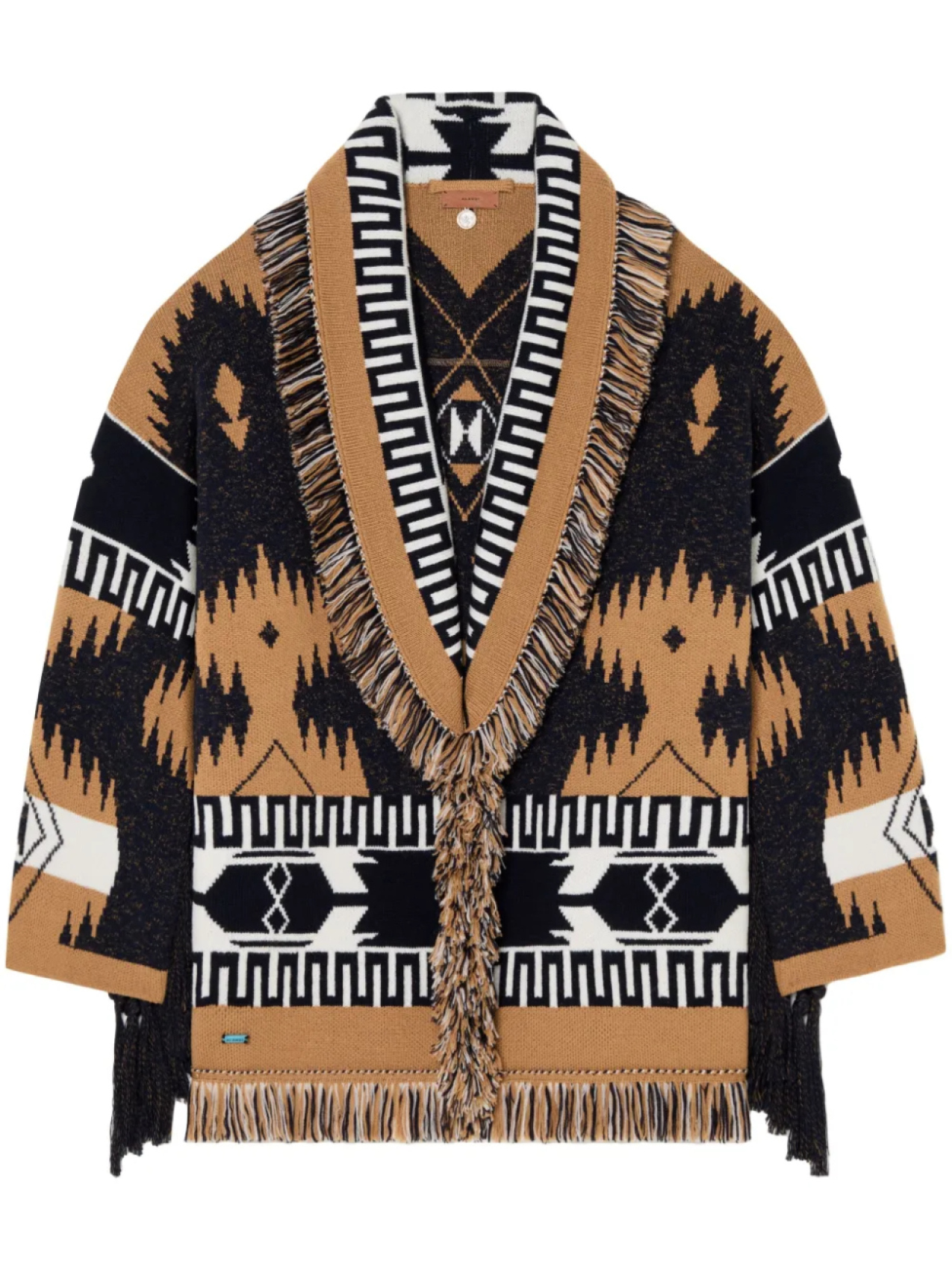 

Alanui кардиган African Vibes, коричневый