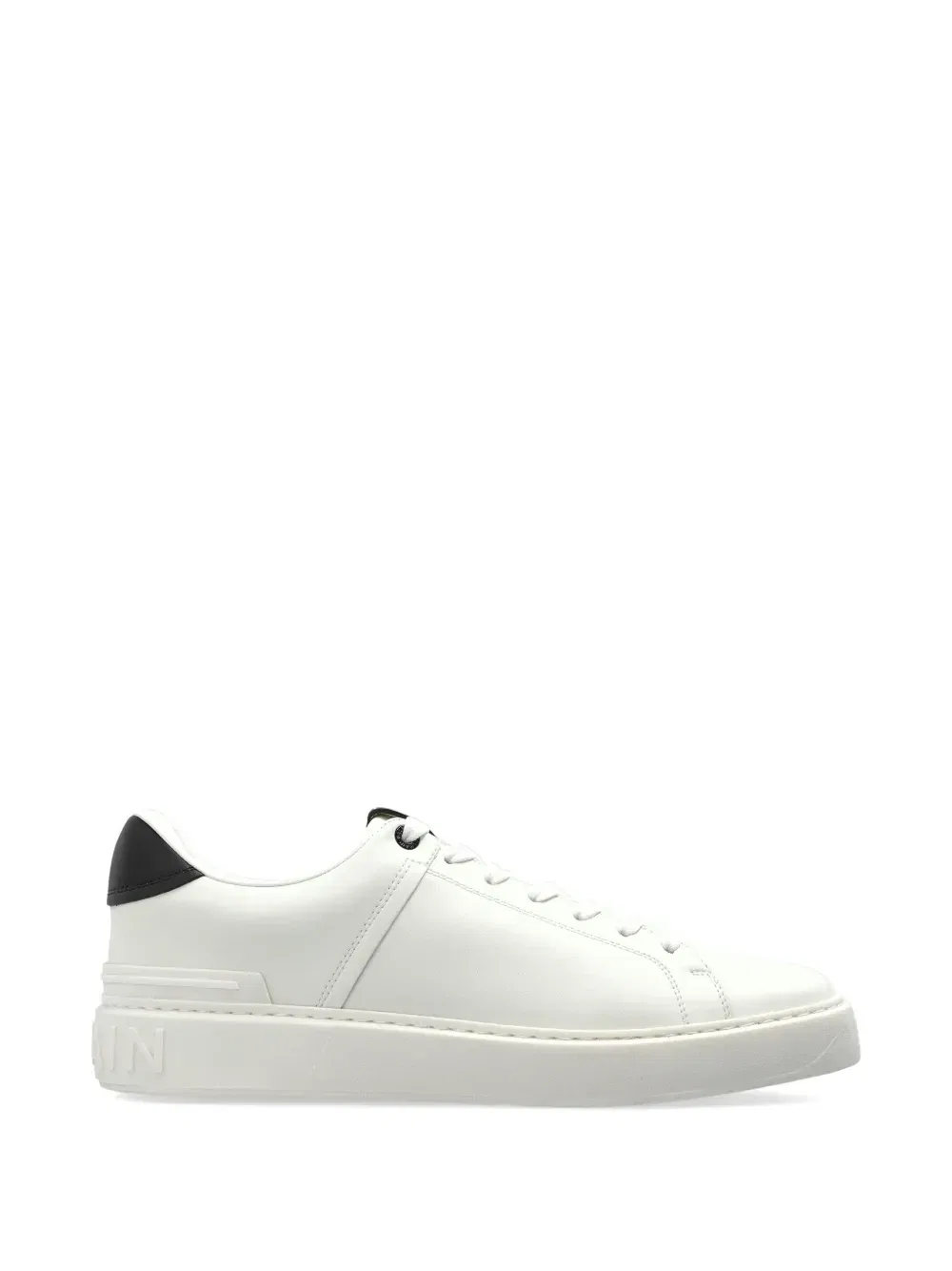 Кожаные кроссовки B-Court BALMAIN, белый