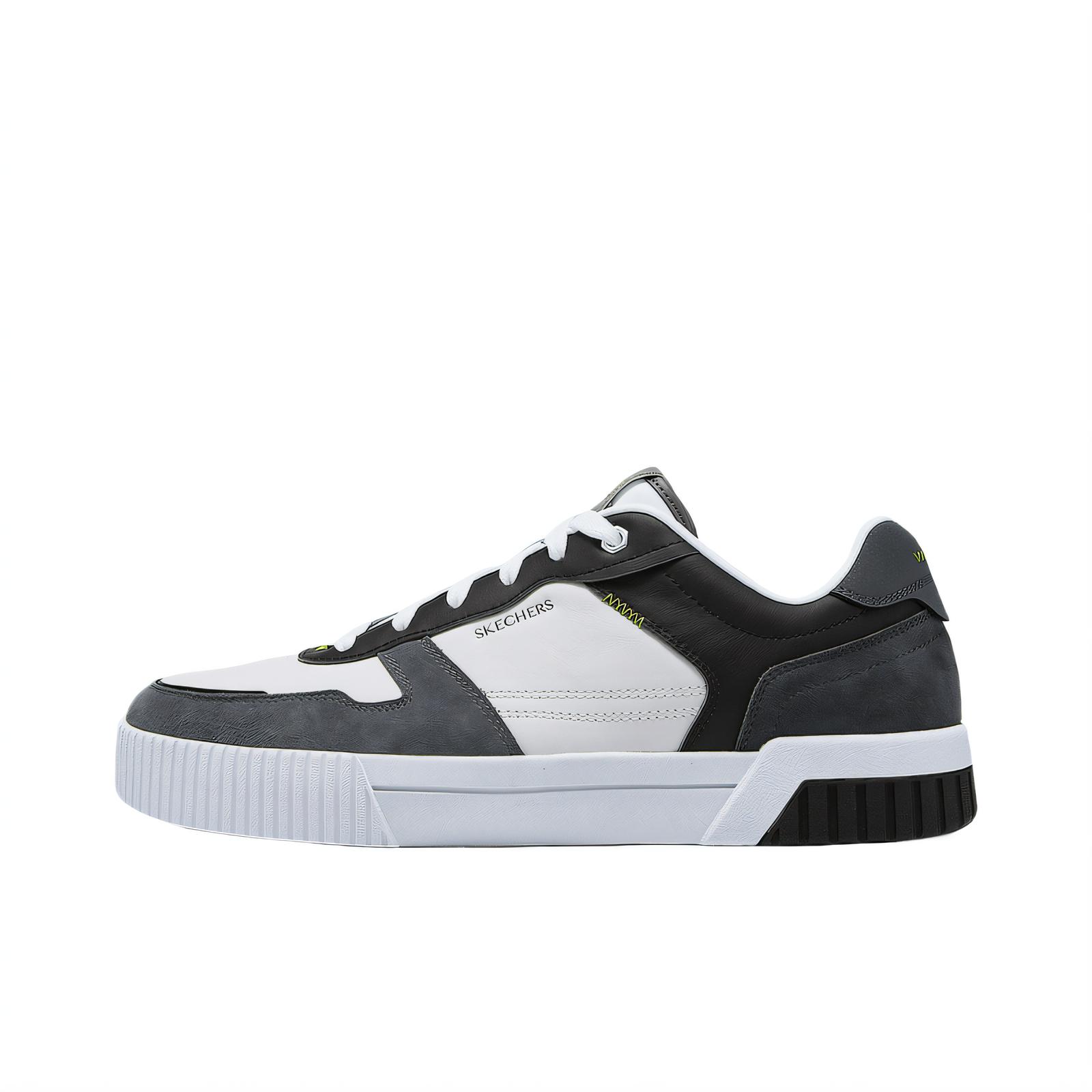 

Skechers Низкие кроссовки для скейтбординга Court Classics, мужские, белые, черные