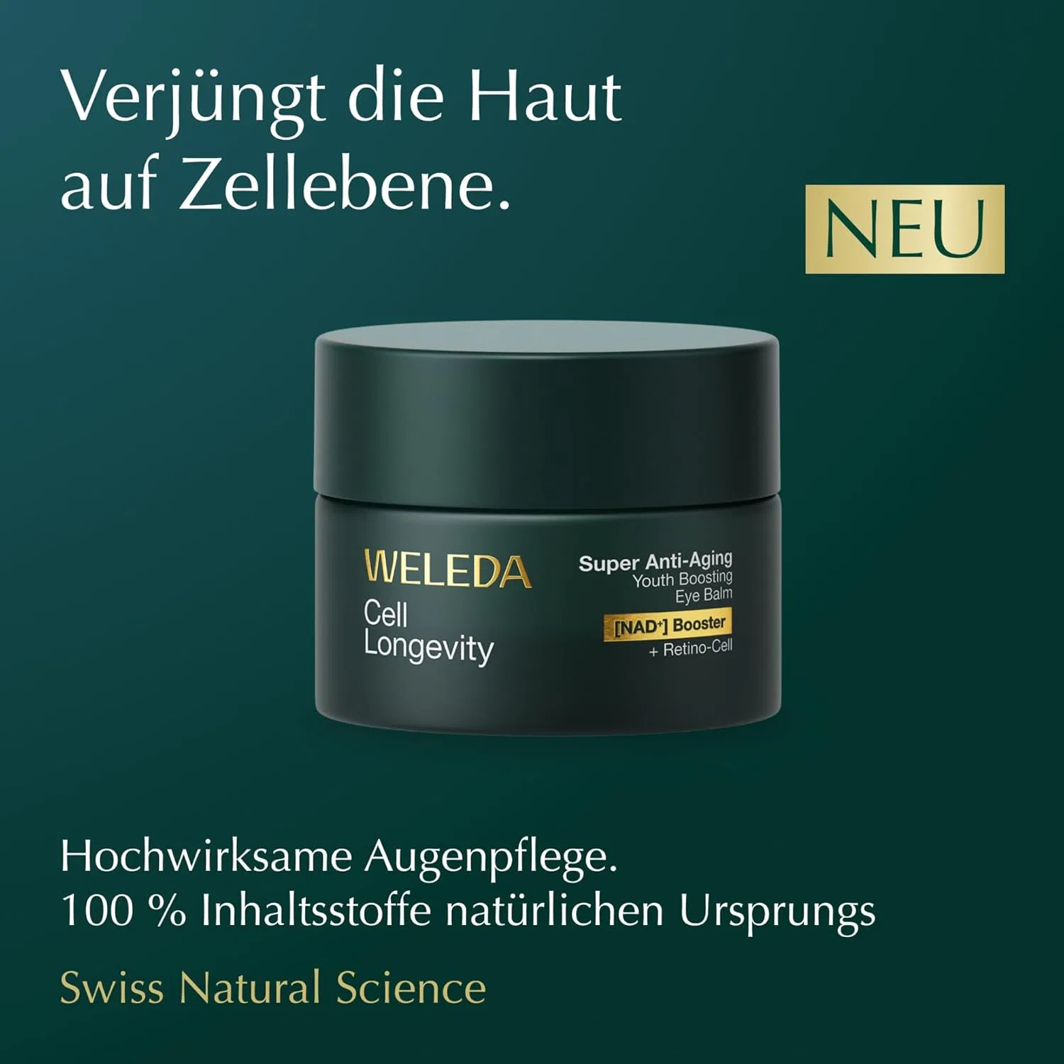 Антивозрастной бальзам для глаз WELEDA Cell Longevity Super Anti-Ageing Youth Boosting Eye Balm Weleda — фото 2