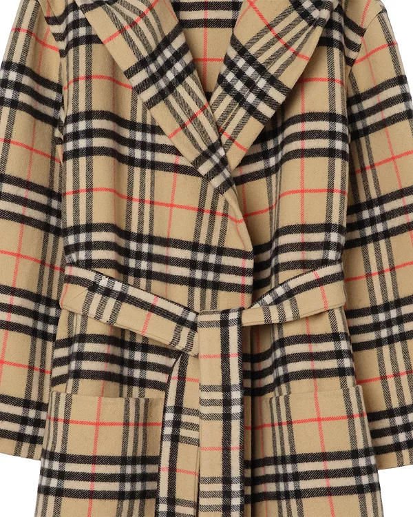 Халат Burberry, женский, бежевый — фото 3