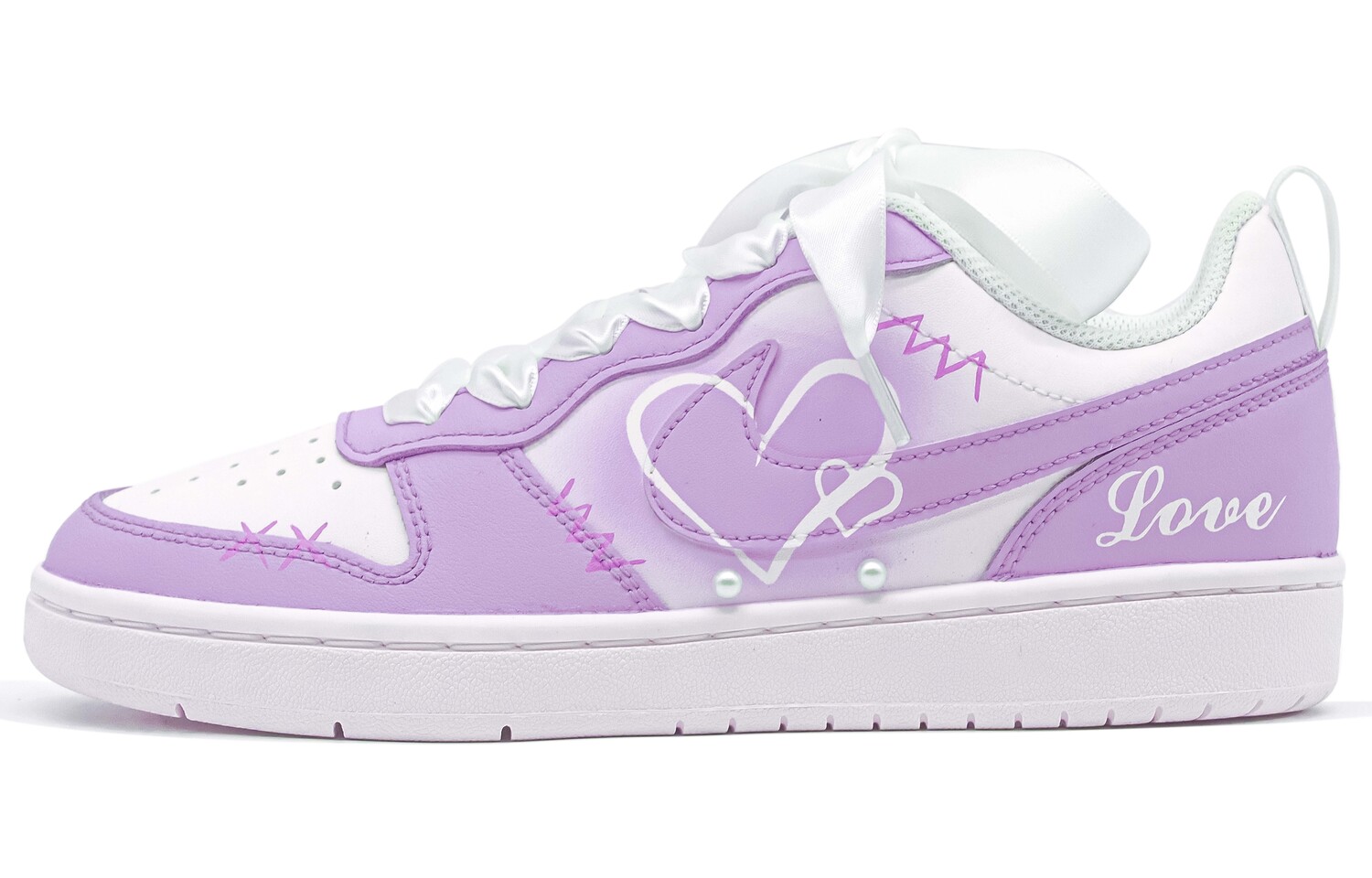 

Женские кроссовки для скейтбординга Nike Court Borough Low, Lilac Purple/White
