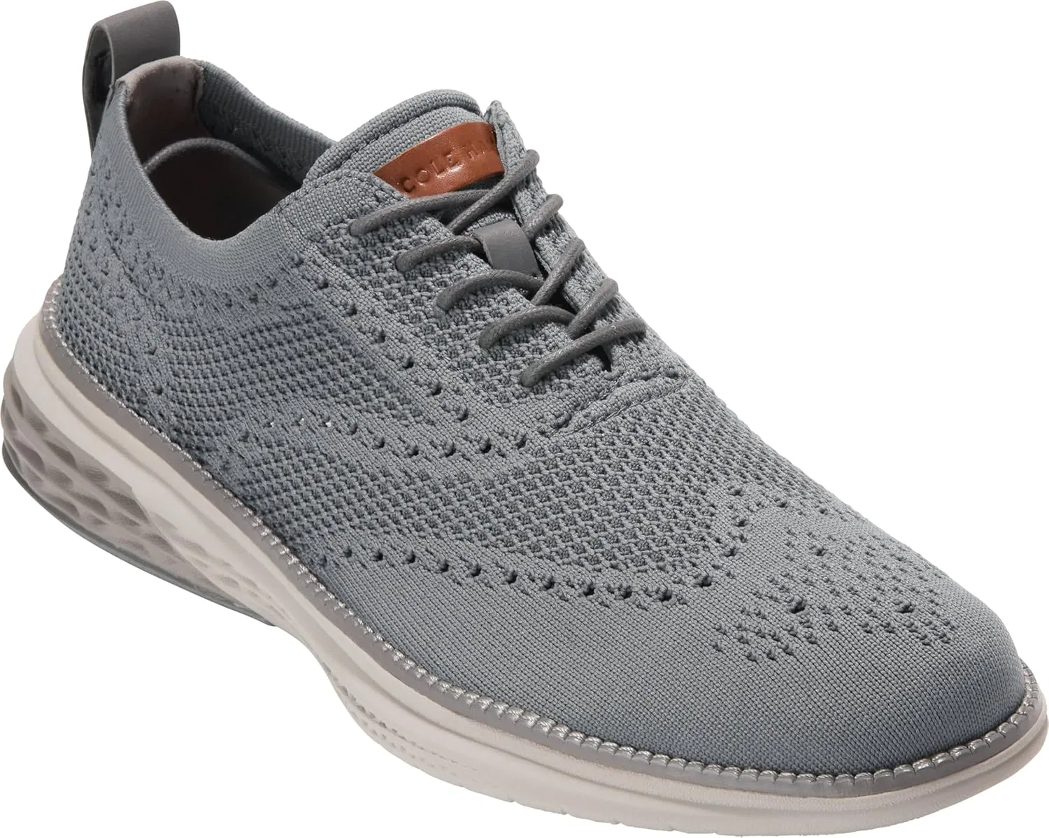 Мужские туфли Cole Haan Grand Hurrion Stitchlite Wingtip Oxford, Qt Shade Brtsh Tan — фото 4