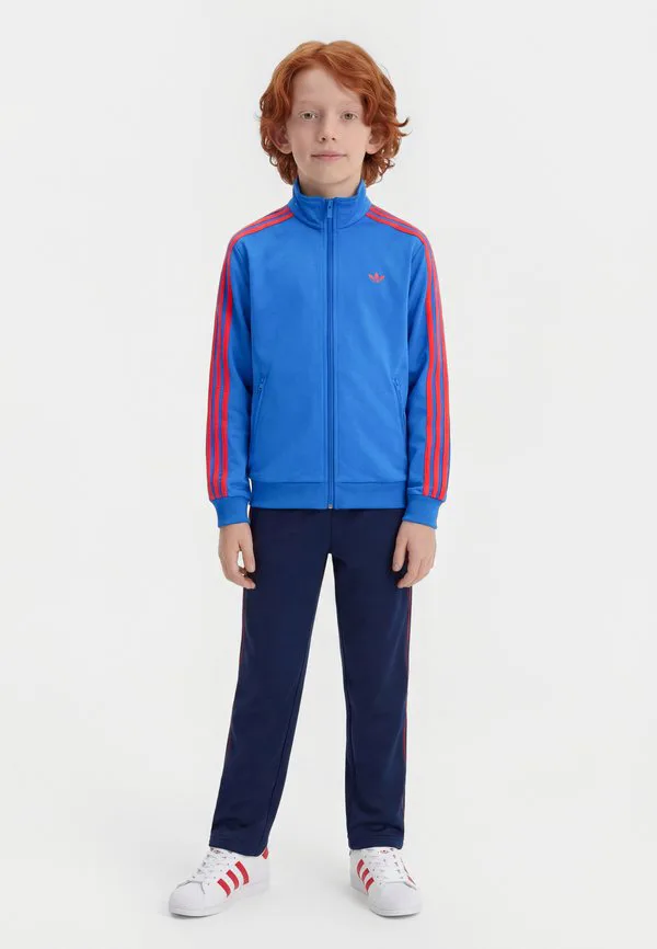 Детская толстовка firebird на молнии (унисекс) Adidas Originals, Blue/Semi Lucid Red