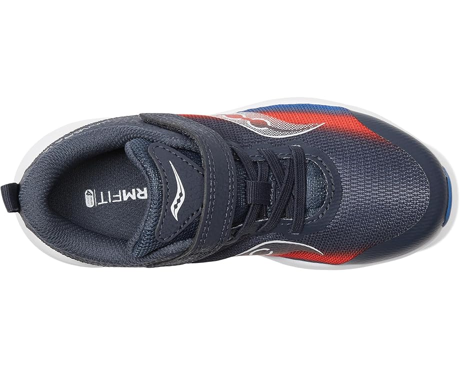 Кроссовки Saucony Kids Kinvara 14 A/C Sneakers, цвет Navy/Red — фото 2