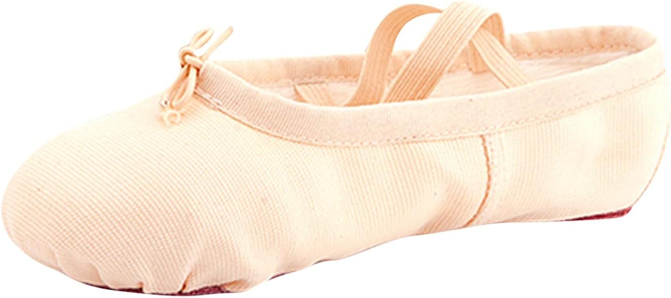 

Балетные туфли для девочек, детские слипоны с кожаной подошвой, тканевые балетки для танцев, йоги и тренировок в зале Generic, B