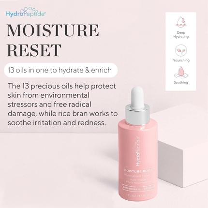 Фитонутриентное масло для лица Moisture Reset - увлажняет и питает кожу Hydropeptide — фото 2
