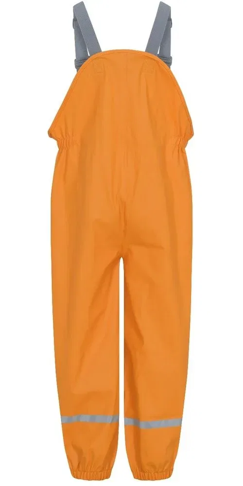 Детские непромокаемые штаны "Pants PU-w Suspender" желтого цвета Color Kids — фото 2
