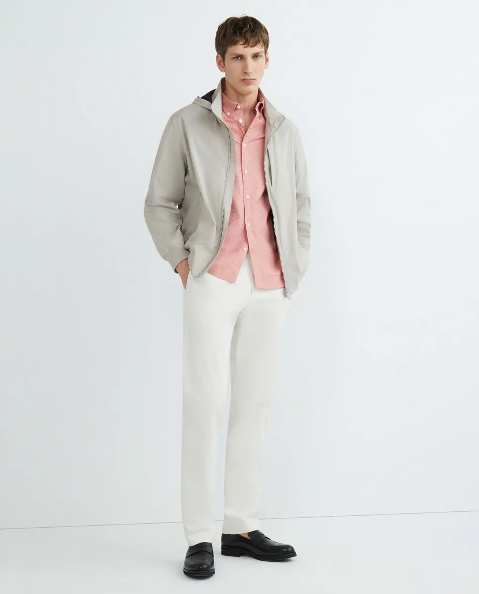 

Рубашка с длинным рукавом и мини-принтом Tommy Hilfiger, розовый