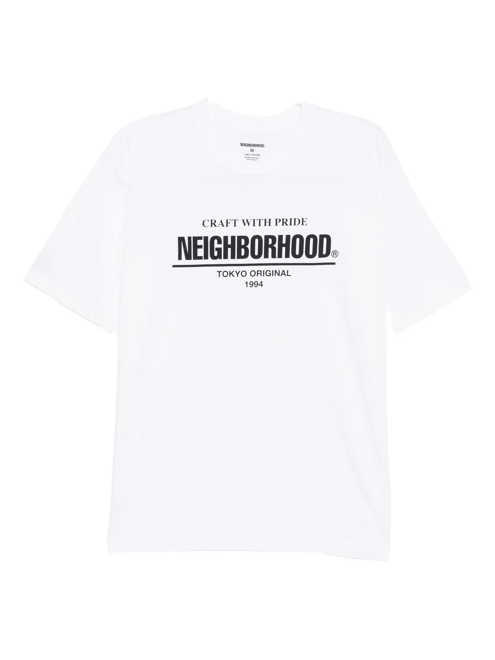 

Футболка с принтом Neighborhood, белый