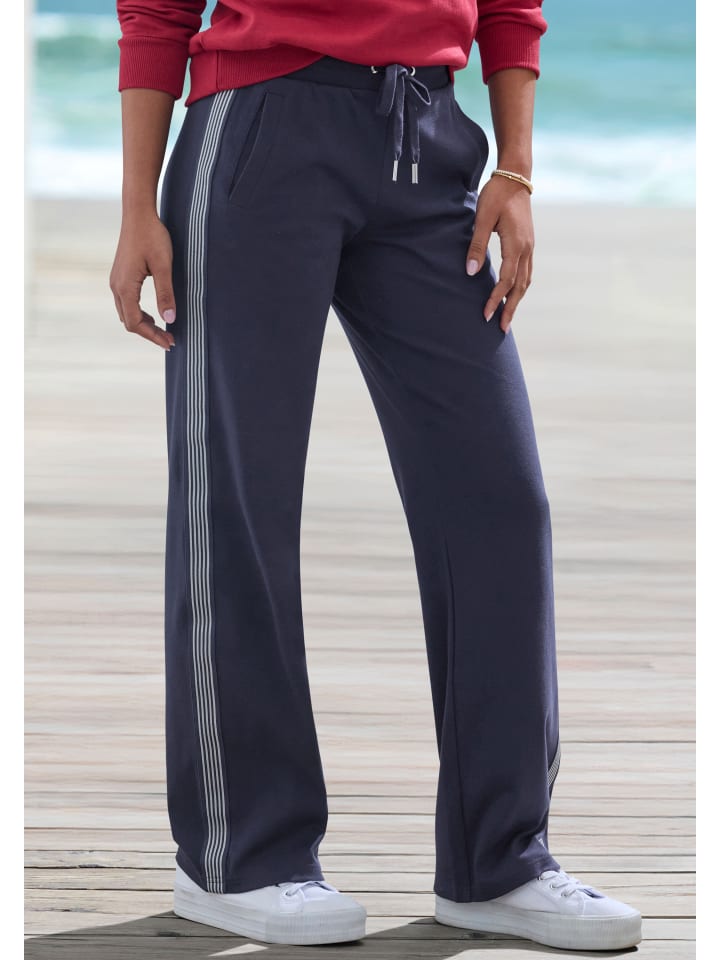 

H.I.S Свободные брюки темно-синего цвета