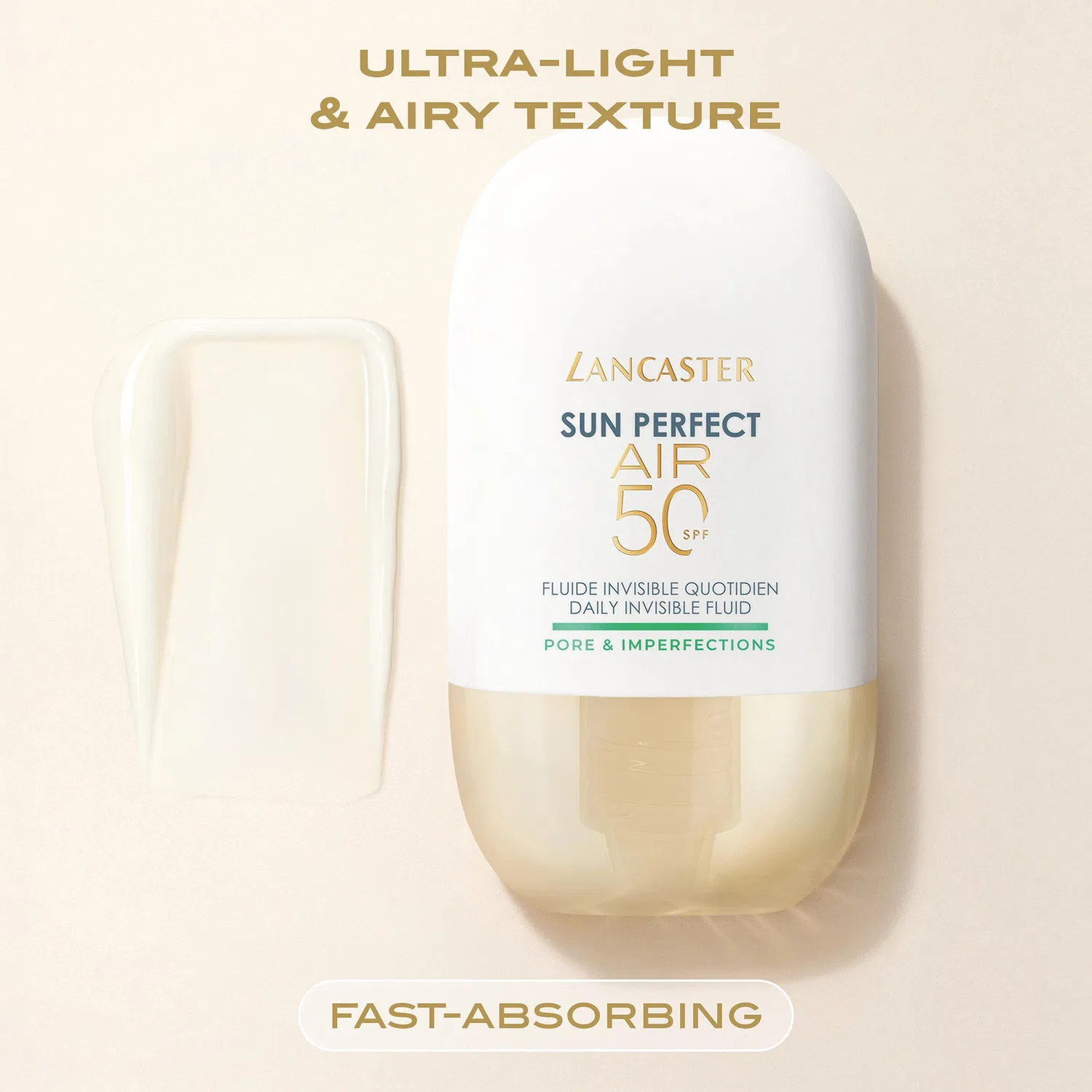 Sun Perfect Air Daily Invisible Fluid SPF 50 для сужения пор и устранения недостатков кожи, 40 мл/1,3 унции Lancaster — фото 4