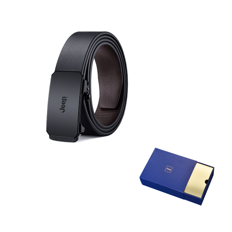 

Ремень мужской из спилка Cow Split Leather, 34 см Jeep, черный logo