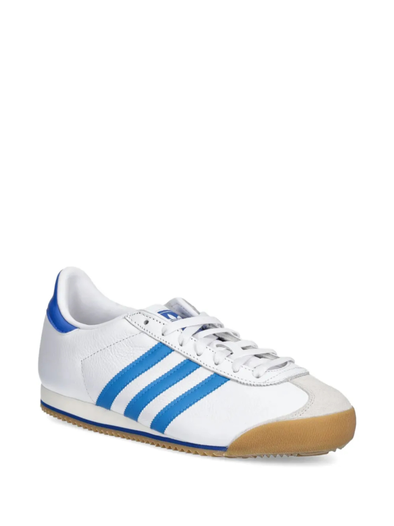 Кроссовки Adidas K74 Leather Three-Stripe, белый — фото 2