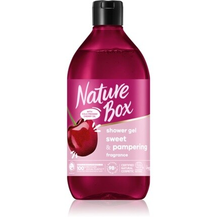 

Nature Box Вишневый гель для душа 385 мл