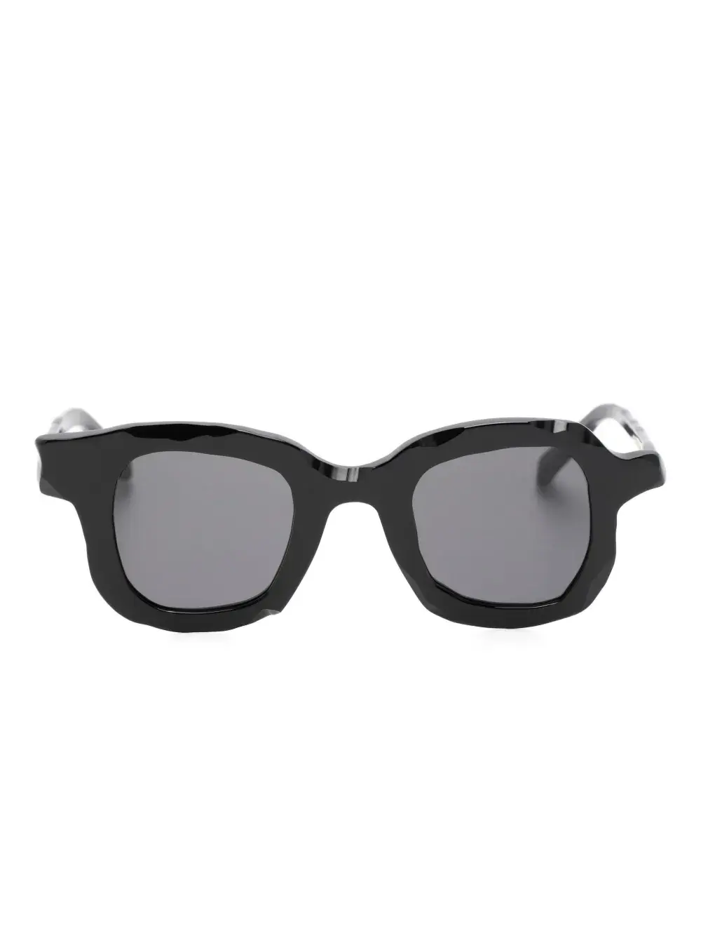 

Солнцезащитные очки в круглой оправе Masahiromaruyama, черный