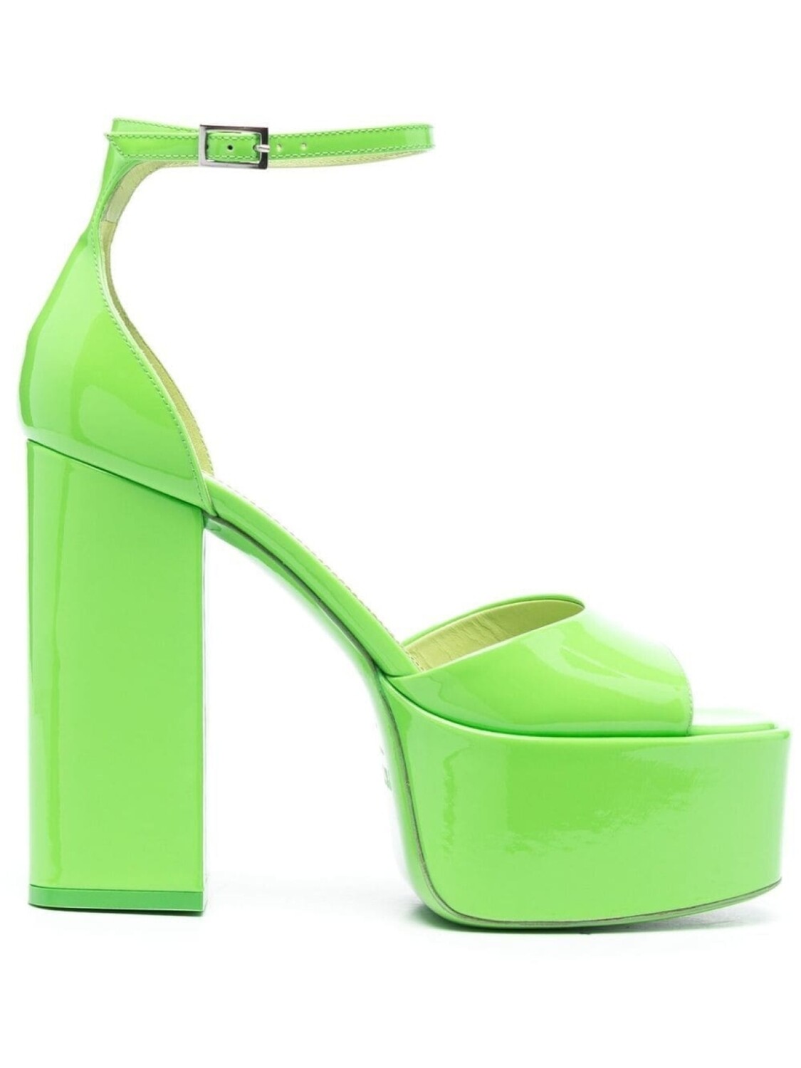 Paris Texas босоножки Tatiana 105 на платформе, зеленый