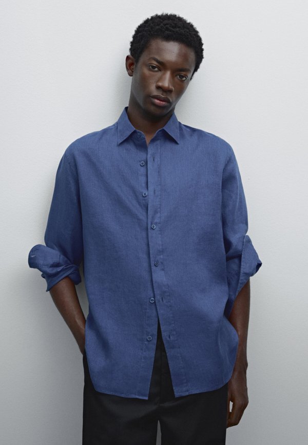 

Рубашка Massimo Dutti, синий