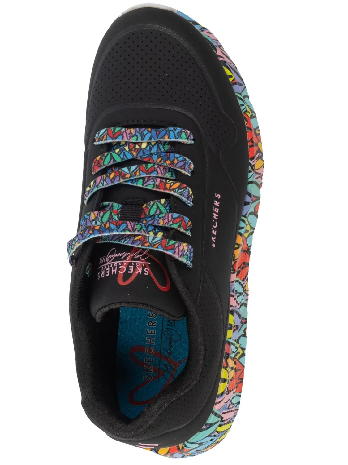Кроссовки SKECHERS Skechers Uno Lite - Subtle Love черного цвета — фото 4